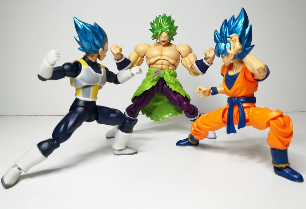 Dragon Ball Evolve, Bandai, Bandai mexico, bandai collectors, dragon ball de bandai, figuras de dragon ball, figuras de 5”, figuras articuladas, mejores figuras, broly, vegeta super saiyan god, goku super saiyan god